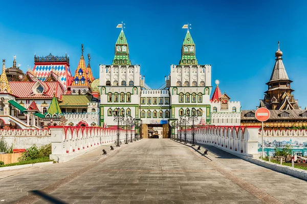 İkonik karmaşık Izmailovskiy Kremlin, Moskova, Rusya