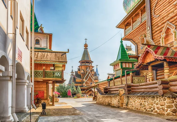 The iconic complex Izmailovskiy Kremlin in Moscow, Russia — Stock Photo, Image