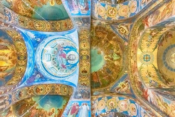 Church of the Savior on Blood, interior, St. Petersburg, Russia — Stock Photo, Image