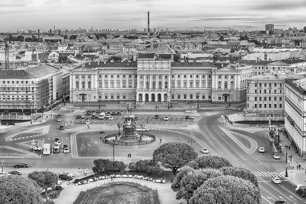 Vista panoramica su San Pietroburgo, Russia, dalla Cattedrale di Sant'Isacco — Foto Stock