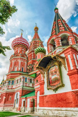 Saint Basil Katedrali, Kızıl Meydanı Moskova, Rusya