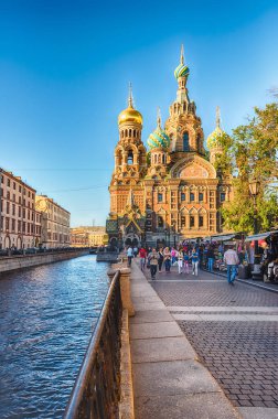 Kilisesi İsa üzerine dökülen kan, st. petersburg, Rusya Federasyonu