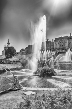 Doğal görünümü Grand Cascade, Peterhof Palace, Rusya Federasyonu