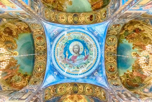 Church of the Savior on Blood, interior, St. Petersburg, Russia — Stock Photo, Image