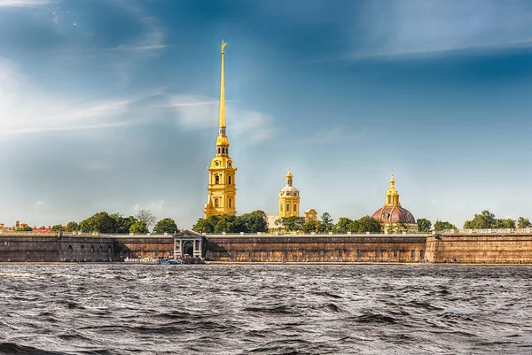 Weergave van de Petrus en Paulus Vesting, Sint-petersburg, Rusland — Stockfoto