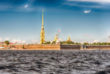 peter ve paul fortress, st. petersburg, Rusya'nın görünümü
