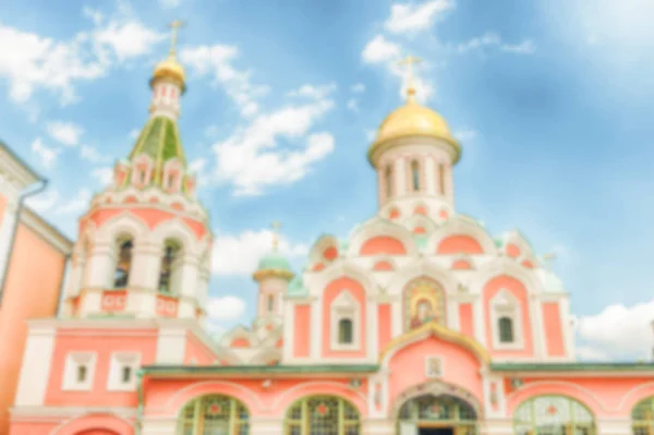 Расширенный фон с живописным фонтаном в парке Горького, Москва, Россия — стоковое фото