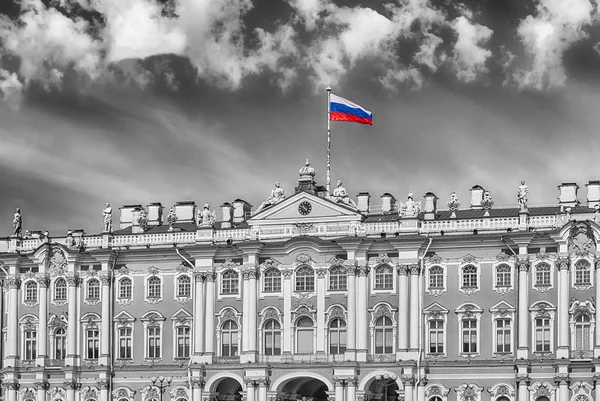 Фасадні Зимовий палац, музей Ермітаж, Санкт-Петербург, Росія — стокове фото