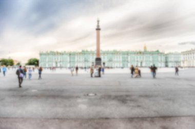 Kış Sarayı, St. Petersburg, Rusya'nın ufuk arka plan