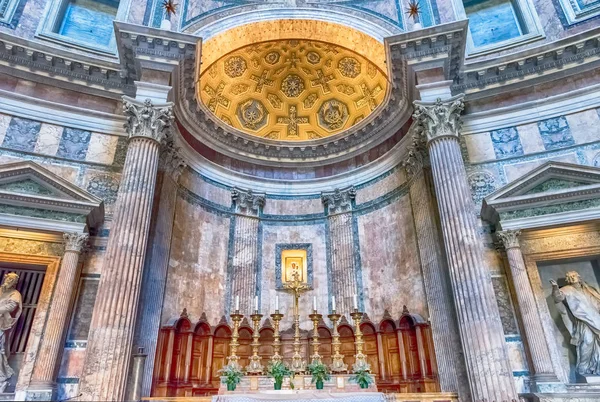 Interior of the Pantheon in Rome, Italy — Stock Photo, Image