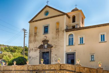 Church of San Francesco di Paola, Massa Lubrense, Italy clipart