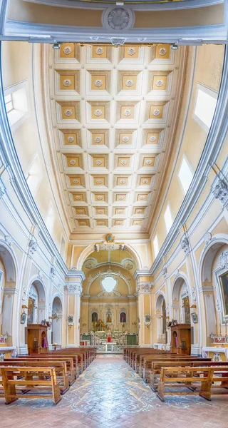 Panoramic view inside Church of San Francesco, Massa Lubrense, I