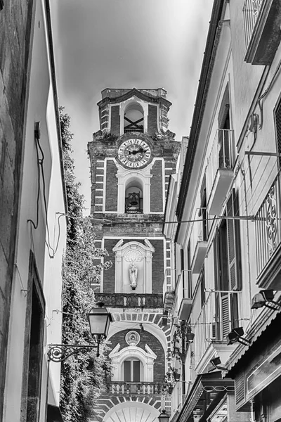 Campanilla de la Catedral de Sorrento, Italia — Foto de Stock