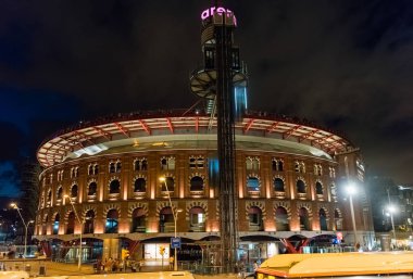 Eski Placa de toros de las Arenas, Barcelona, Katalonya, İspanya