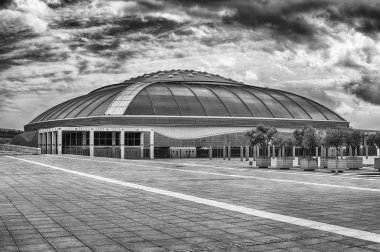 Palau Sant Jordi, Montjuic, Barselona, Katalonya, İspanya spor salonu