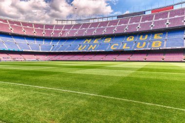 İç Camp Nou Stadyumu Fc Barcelona, Catalonia, İspanya