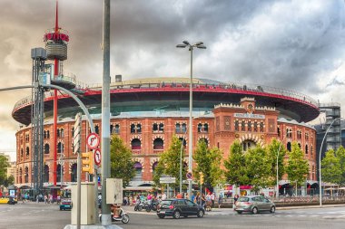 Eski Placa de toros de las Arenas, Barcelona, Katalonya, İspanya