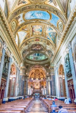 Kilise of Our Lady içinde tespih, Pompei, İtalya