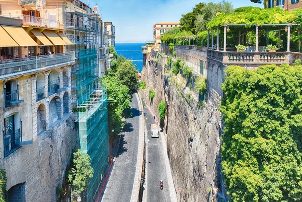 Vue aérienne panoramique de Sorrente, Italie — Photo