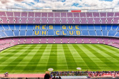 İç Camp Nou Stadyumu Fc Barcelona, Catalonia, İspanya
