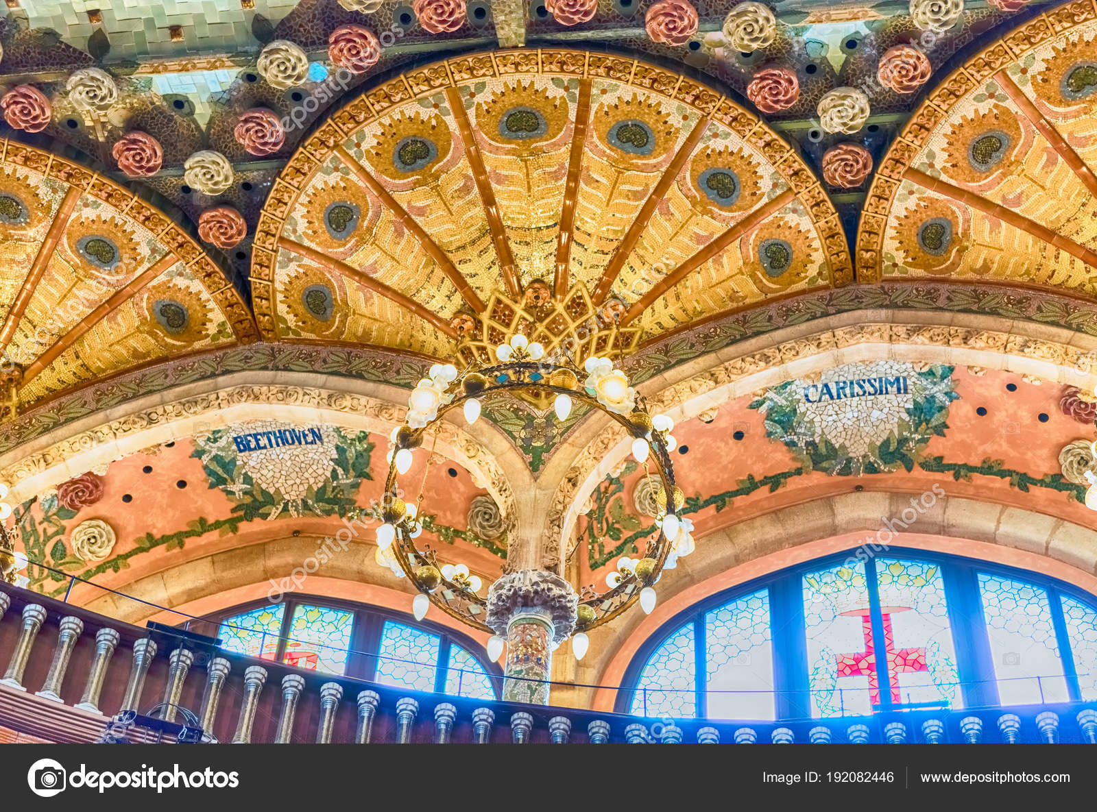 Interior Decorations Palau De La Musica Catalana Barcelona - 