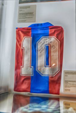 Diego Armando Maradona futbol forması, Fc Barcelona'nın müze, Katalonya, İspanya