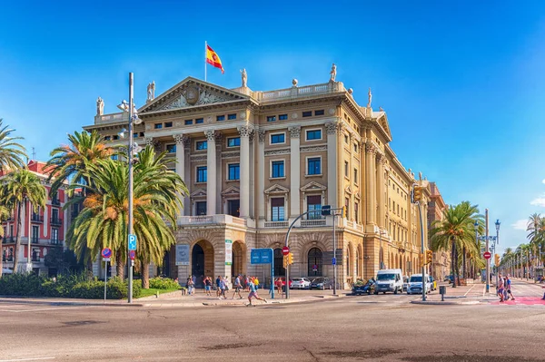 Byggnad av den militära regeringen (Gobierno militar), Barcelona, Katalonien, Spanien — Stockfoto