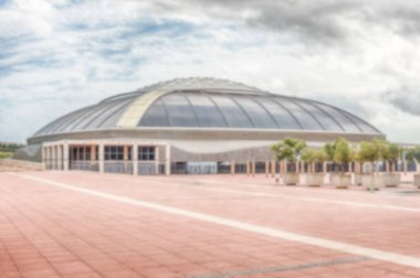Barcelona, Katalonya, İspanya'da spor Arena ufuk arka plan