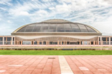 Barcelona, Katalonya, İspanya'da spor Arena ufuk arka plan