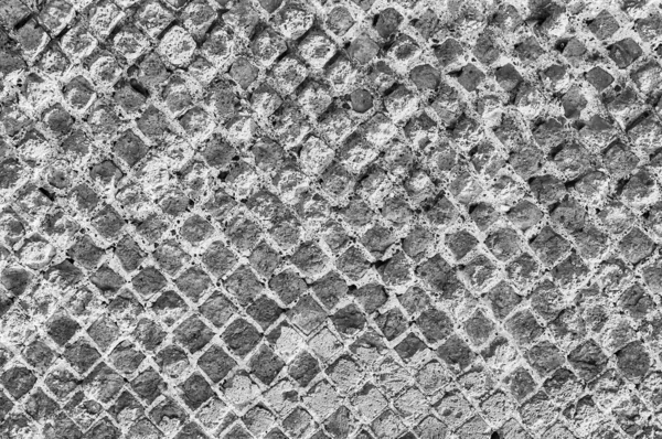 Siyah ve beyaz taş tuğla duvar dokusu, arka plan olarak kullanabilirsiniz — Stok fotoğraf