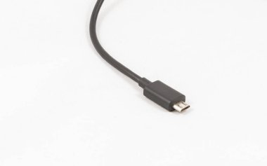 Siyah mikro Usb kablosu