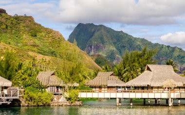 overwater Bungalow, moorea, Fransız Polinezyası