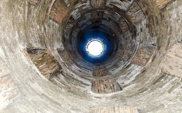 St. Patrick's Well, a masterpiece of engineering in Orvieto, Italy — Stock Image Patrick Well Masterpiece Engineering Orvieto Italy Royalty Free Stock Photos