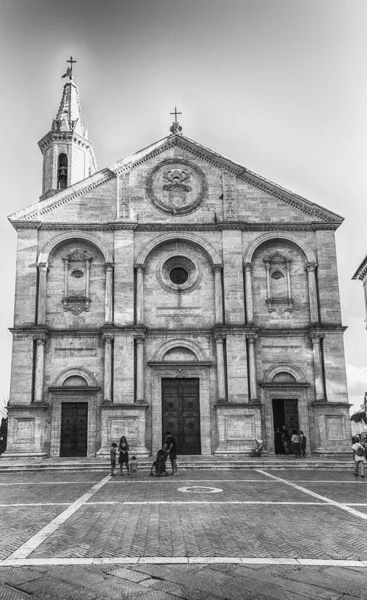 Pienza Italy June View Scenic Cathedral Pienza Tuscany Italy June — Stockfoto