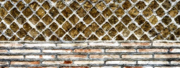 Textura Pared Ladrillo Piedra Con Espacio Copia Puede Utilizar Como — Foto de Stock