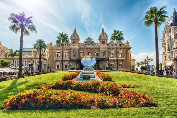 Monte Carlo Monaco Ağustos 2019 Tarihinden Itibaren Monte Carlo Kumarhanesi — Stok fotoğraf