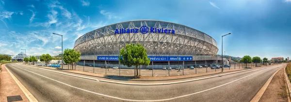 Nice Francie Srpna Exteriér Allianz Riviera Stade Nice Cote Azur — Stock fotografie