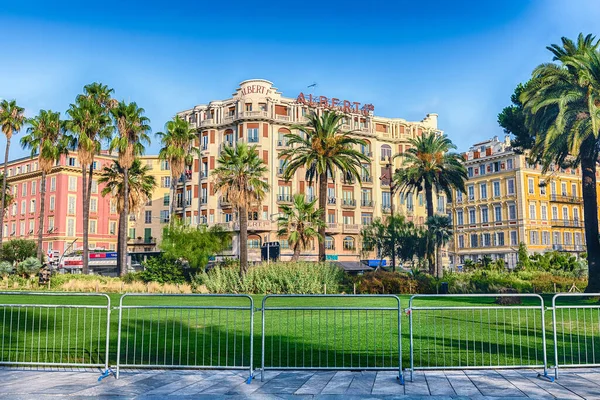 Nice Fransa Ağustos 2019 Fransa Nın Başkenti Nice Teki Promenade Telifsiz Stok Imajlar