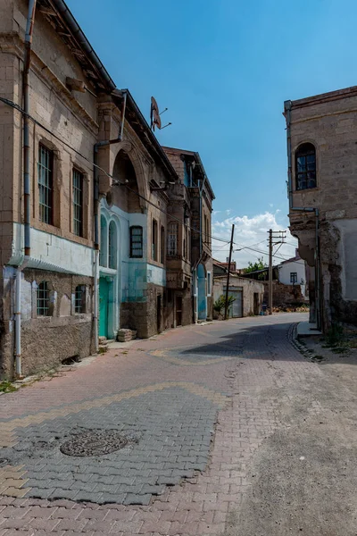 Develi Kayseri Туреччина Серпня 2019 Міська Дува Старовинних Будинків Stone — стокове фото