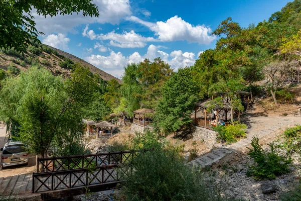 Yahyali Kayseri Turquia Agosto 2019 Derebag Waterfalls Yahyali Kayseri — Fotografia de Stock