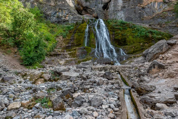 Yahyali Kayseri Türkiye Ağustos 2019 Derebag Şelaleleri Yahyali Kayseri — Stok fotoğraf