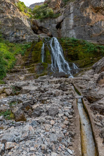 Yahyali Kayseri Türkiye Ağustos 2019 Derebag Şelaleleri Yahyali Kayseri — Stok fotoğraf