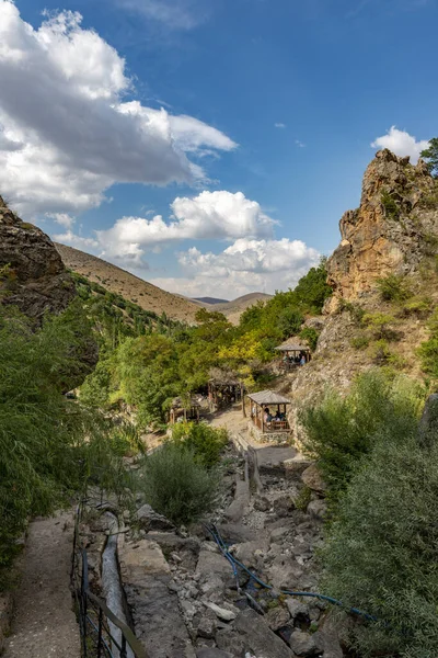 Yahyali Kayseri Turquía Agosto 2019 Cataratas Derebag Yahyali Kayseri —  Fotos de Stock