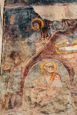 Nigde, Hindi. 25 Ağustos 2019: Aktas 'taki Andaval (Adualis, Ambabalis) Kilisesi. Zenci. Konstantin Bazilikası, Helena Kilisesi.  