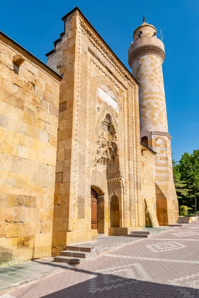 Meczet Alaaddin Alaeddin Znajduje Się Historycznym Zamku Nide Meczet Został — Zdjęcie stockowe