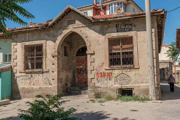 Agosto 2019 Nigde Turquía Vista Panorámica Las Antiguas Casas Nigde —  Fotos de Stock
