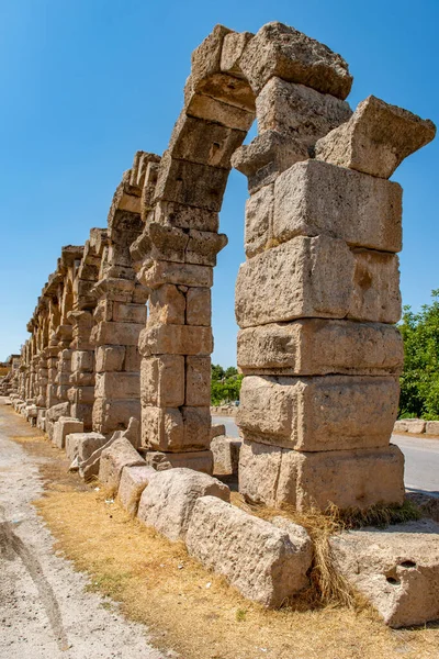 Römisches Aquädukt Kemerhisar Antiken Tyana Kemerhisar Bor Nigde Türkei — Stockfoto