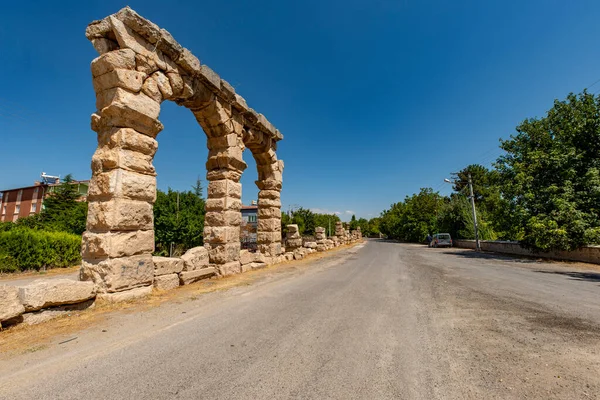 Römisches Aquädukt Kemerhisar Antiken Tyana Kemerhisar Bor Nigde Türkei — Stockfoto