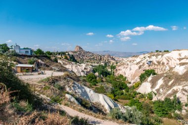 Türkiye Kapadokya 'da mantar gibi görünen kayalar Türkiye' nin merkezinde yer alan Kapadokya 'dan çekilmiştir. Kapadokya, Anadolu 'nun antik bir bölgesidir.. 