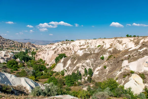 Rocas Que Parecen Hongos Dramáticamente Capadocia Turquía Esta Foto Fue —  Fotos de Stock